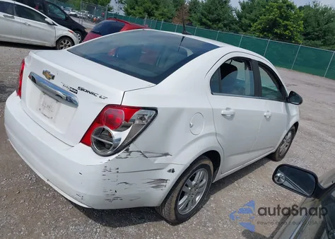 2014 Chevrolet Sonic Lt Auto from USA, damaged, VIN 1G1JC5SH2E4232538